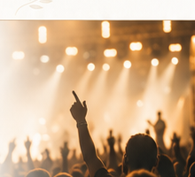 Live audience at an entertainment event